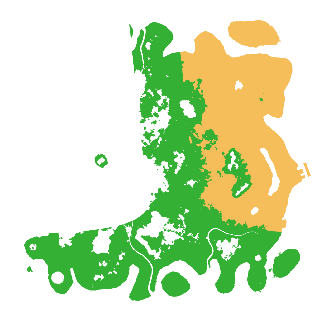 Biome Rust Map: Procedural Map, Size: 4500, Seed: 2106853770