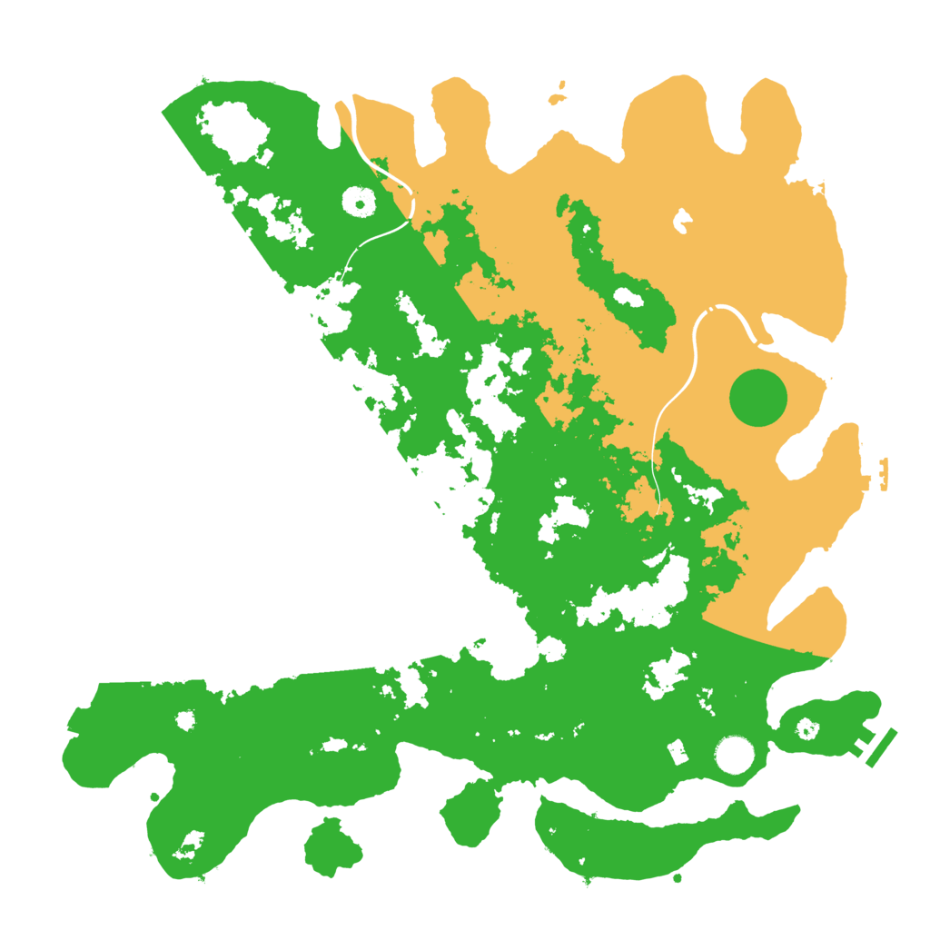Biome Rust Map: Procedural Map, Size: 4250, Seed: 887455046