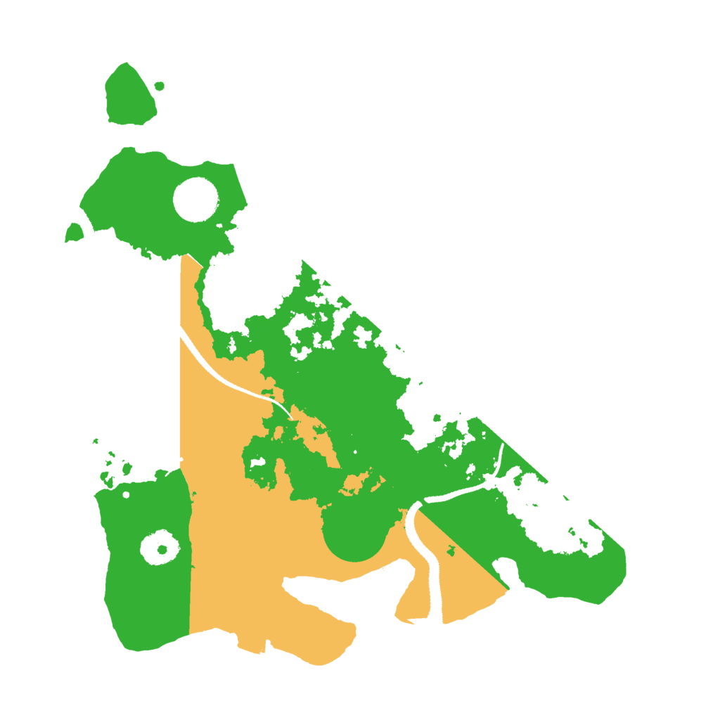 Biome Rust Map: Procedural Map, Size: 3000, Seed: 24912