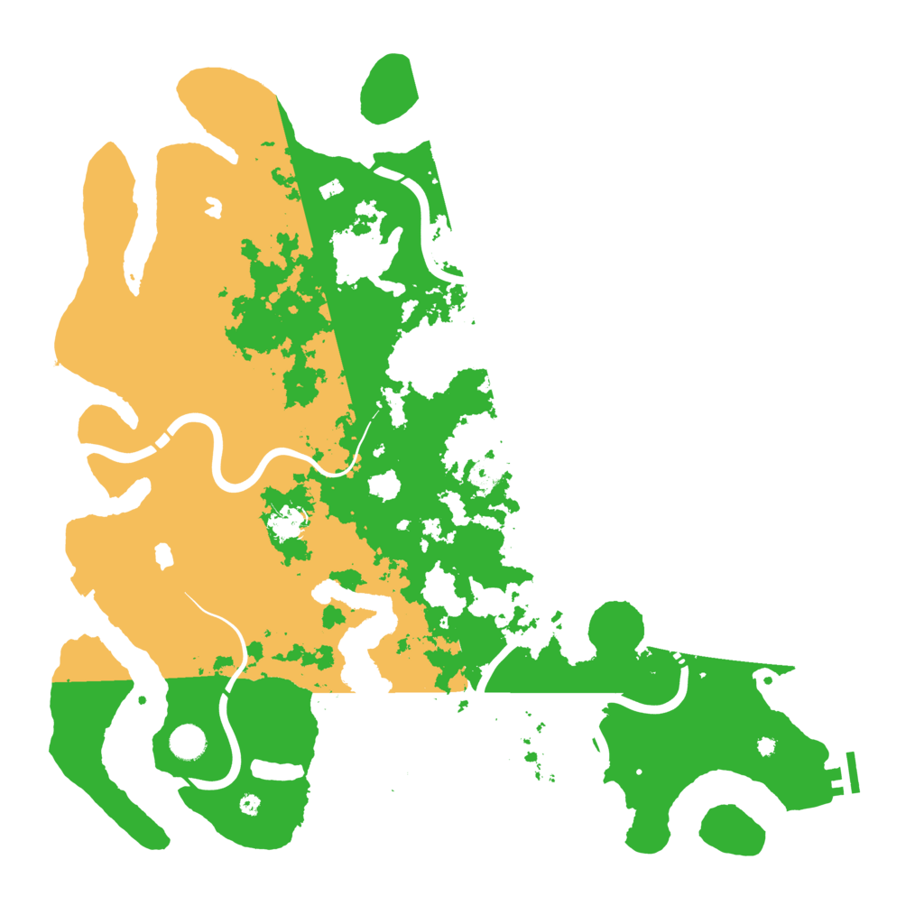 Biome Rust Map: Procedural Map, Size: 4500, Seed: 989943278