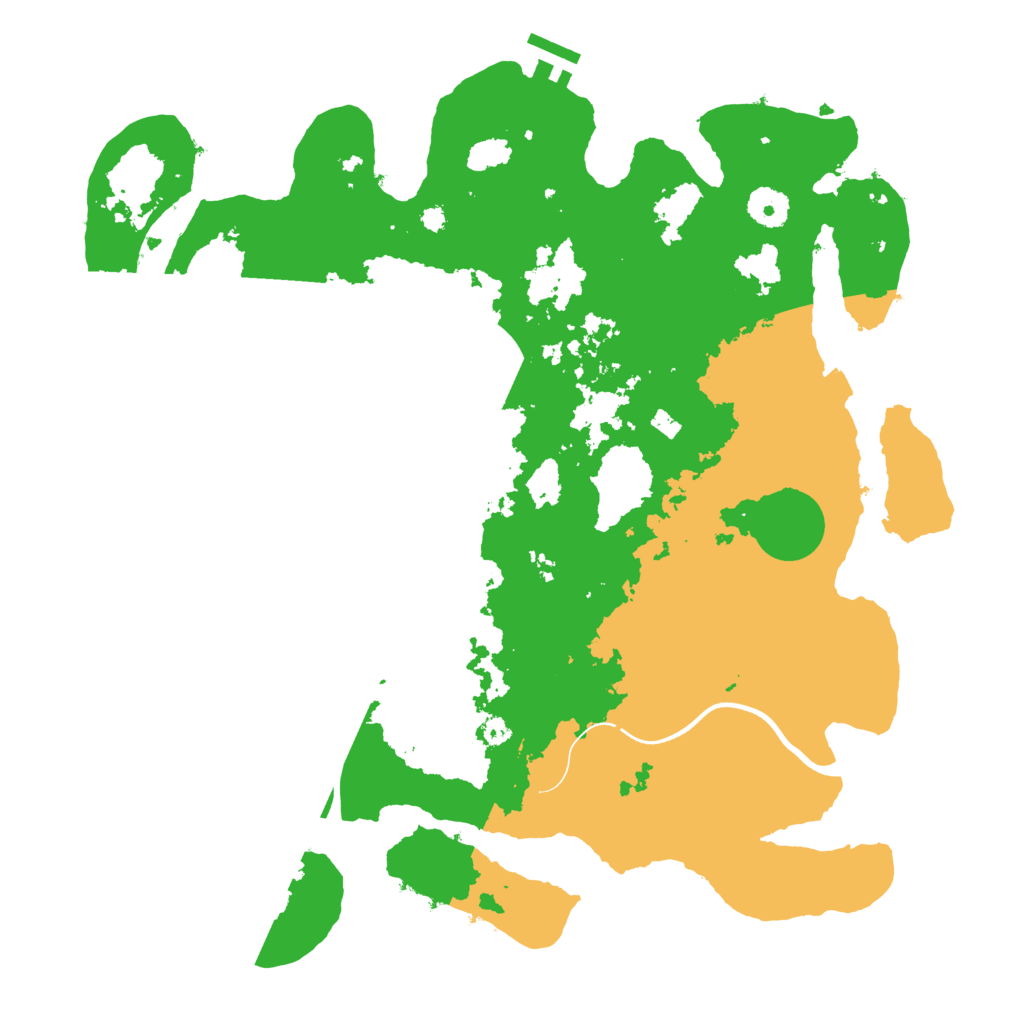 Biome Rust Map: Procedural Map, Size: 3800, Seed: 198849607