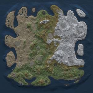 Thumbnail Rust Map: Procedural Map, Size: 4250, Seed: 76142250, 19 Monuments