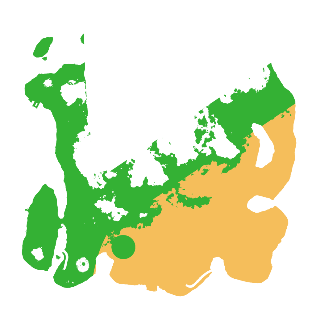 Biome Rust Map: Procedural Map, Size: 3500, Seed: 27316572