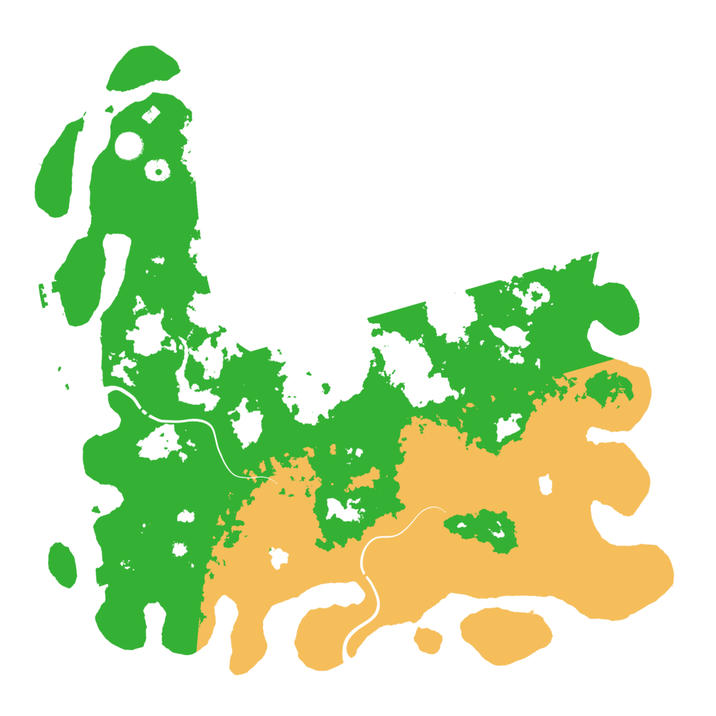 Biome Rust Map: Procedural Map, Size: 4500, Seed: 23865848