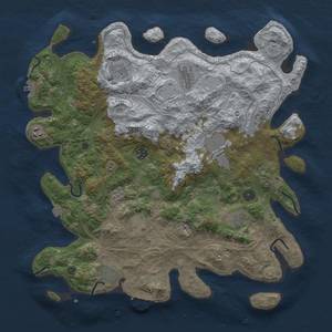 Thumbnail Rust Map: Procedural Map, Size: 4250, Seed: 64775322, 17 Monuments