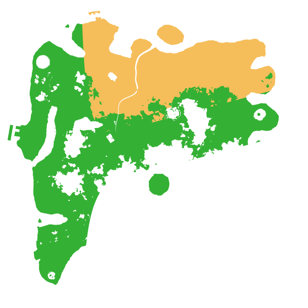 Biome Rust Map: Procedural Map, Size: 4000, Seed: 3856