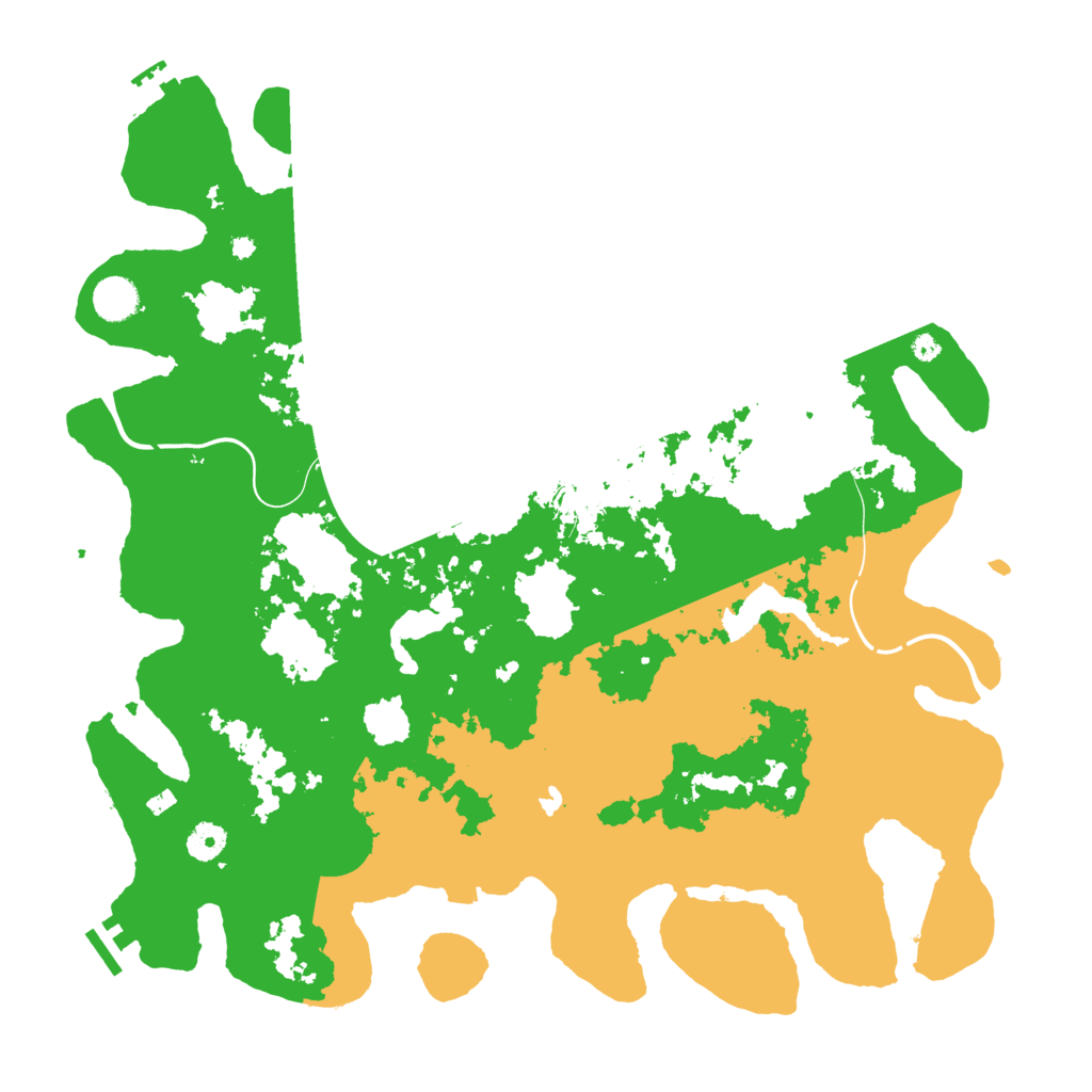 Biome Rust Map: Procedural Map, Size: 4278, Seed: 11851087