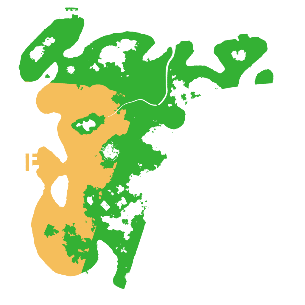 Biome Rust Map: Procedural Map, Size: 3500, Seed: 794401294