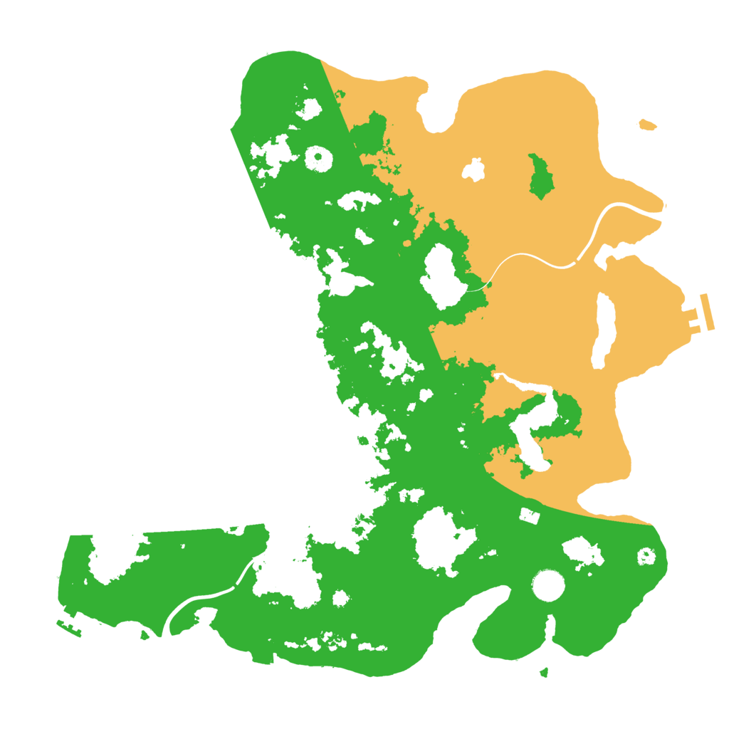 Biome Rust Map: Procedural Map, Size: 4000, Seed: 1518072732