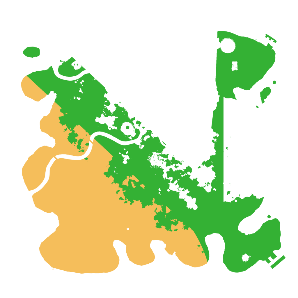 Biome Rust Map: Procedural Map, Size: 3500, Seed: 2038617478