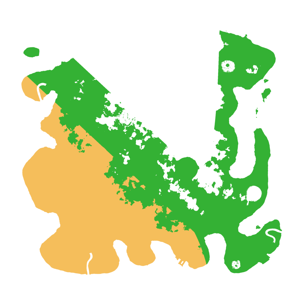 Biome Rust Map: Procedural Map, Size: 3500, Seed: 2038617478