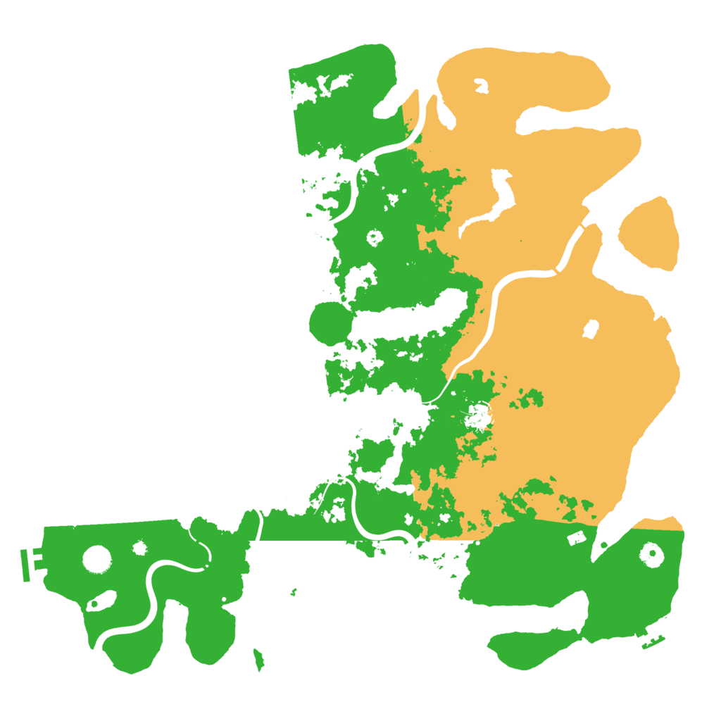 Biome Rust Map: Procedural Map, Size: 4500, Seed: 728616027