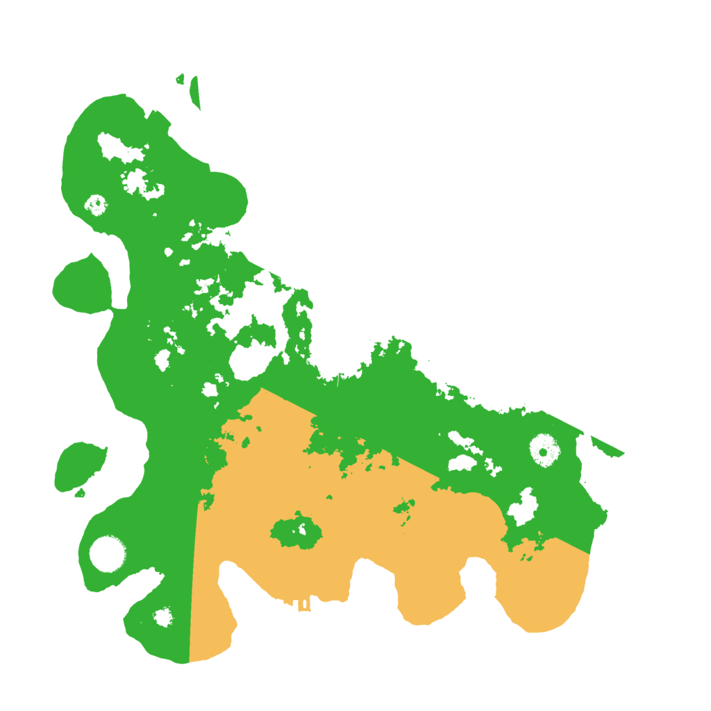 Biome Rust Map: Procedural Map, Size: 3500, Seed: 1049321207