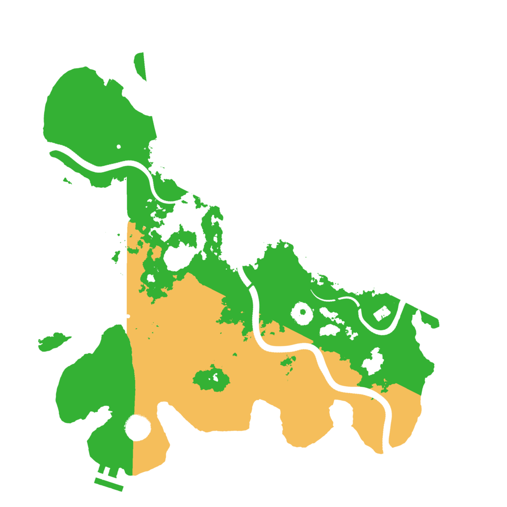 Biome Rust Map: Procedural Map, Size: 3500, Seed: 1049321207