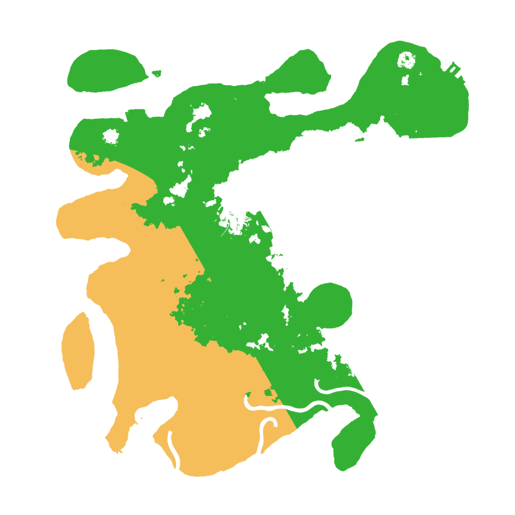 Biome Rust Map: Procedural Map, Size: 3000, Seed: 424242