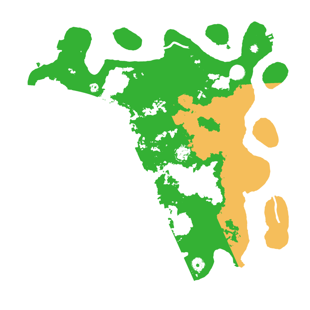 Biome Rust Map: Procedural Map, Size: 3600, Seed: 2059432992