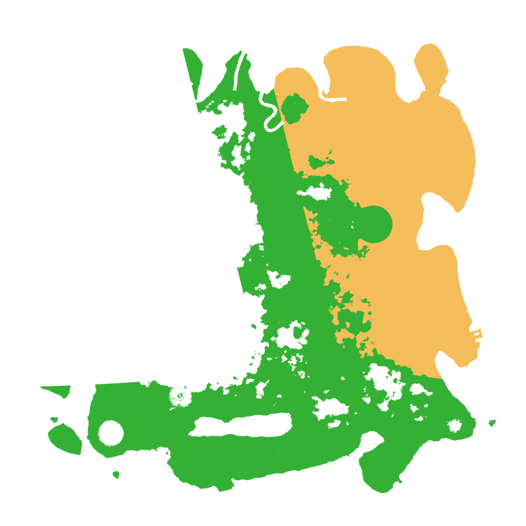 Biome Rust Map: Procedural Map, Size: 3700, Seed: 1345016690