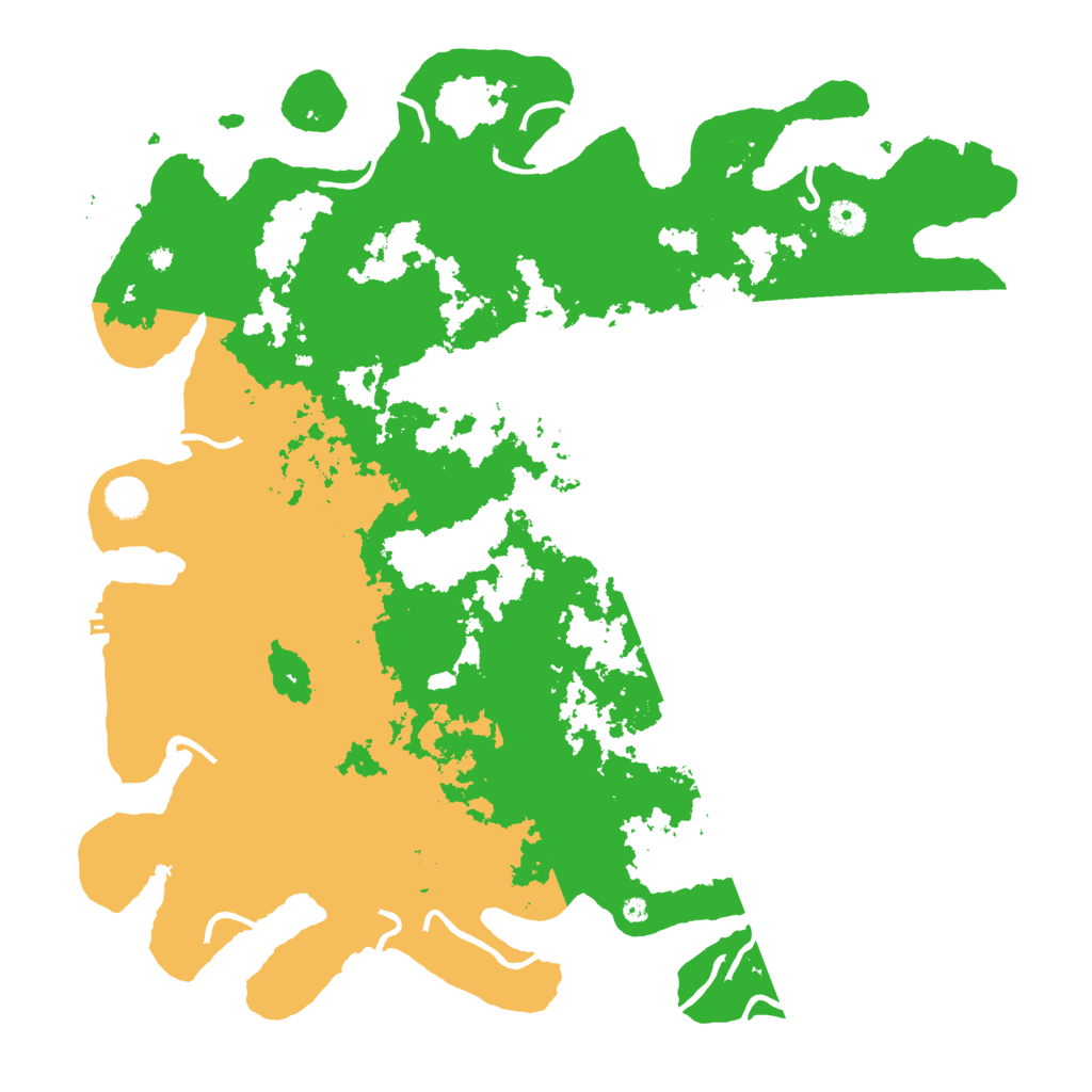 Biome Rust Map: Procedural Map, Size: 4500, Seed: 61529720