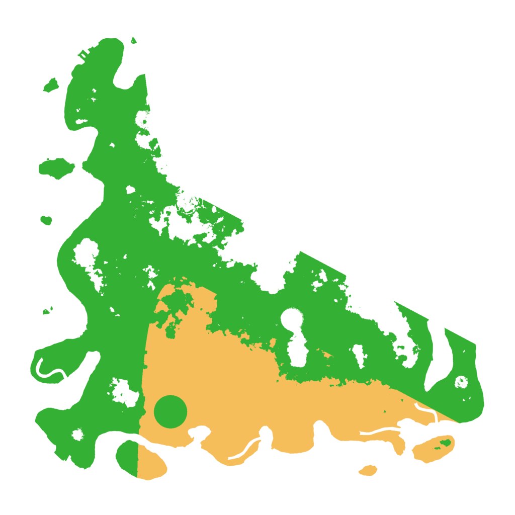 Biome Rust Map: Procedural Map, Size: 4096, Seed: 90987