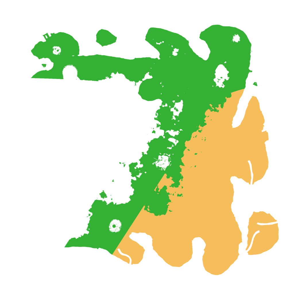 Biome Rust Map: Procedural Map, Size: 3500, Seed: 14781