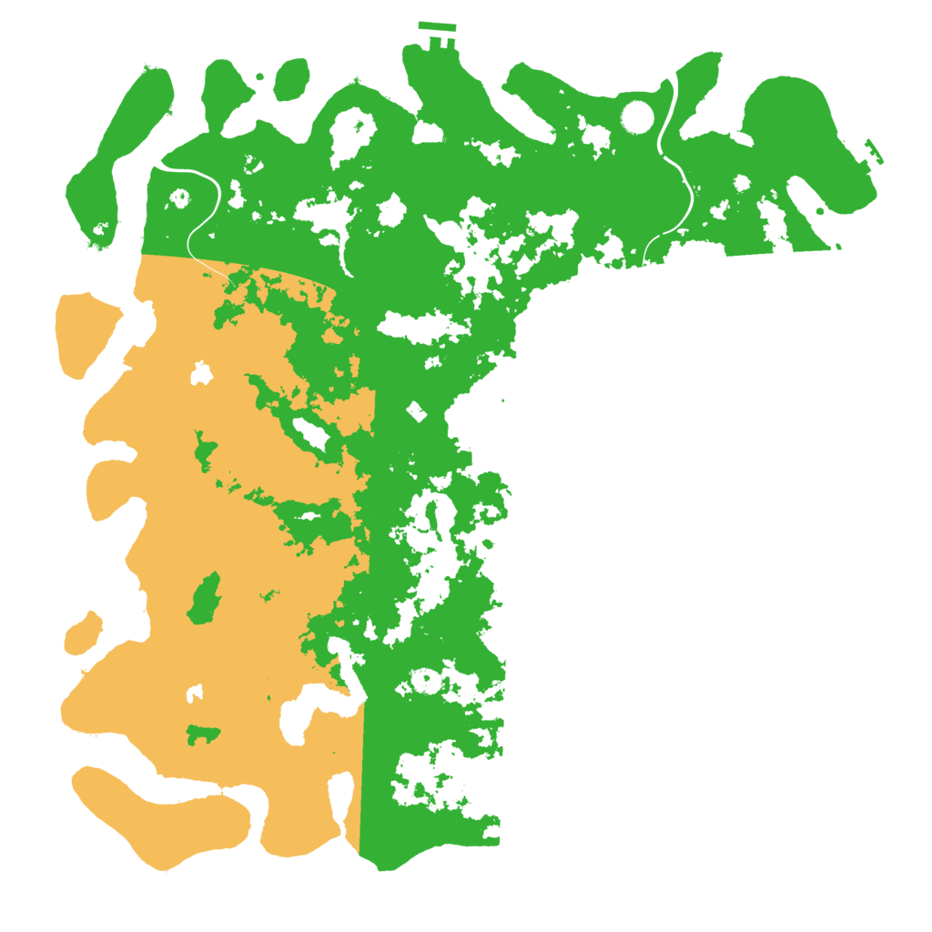 Biome Rust Map: Procedural Map, Size: 5000, Seed: 21234534