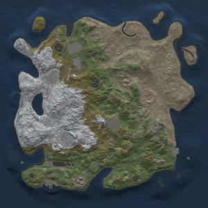 Thumbnail Rust Map: Procedural Map, Size: 3750, Seed: 655467, 17 Monuments