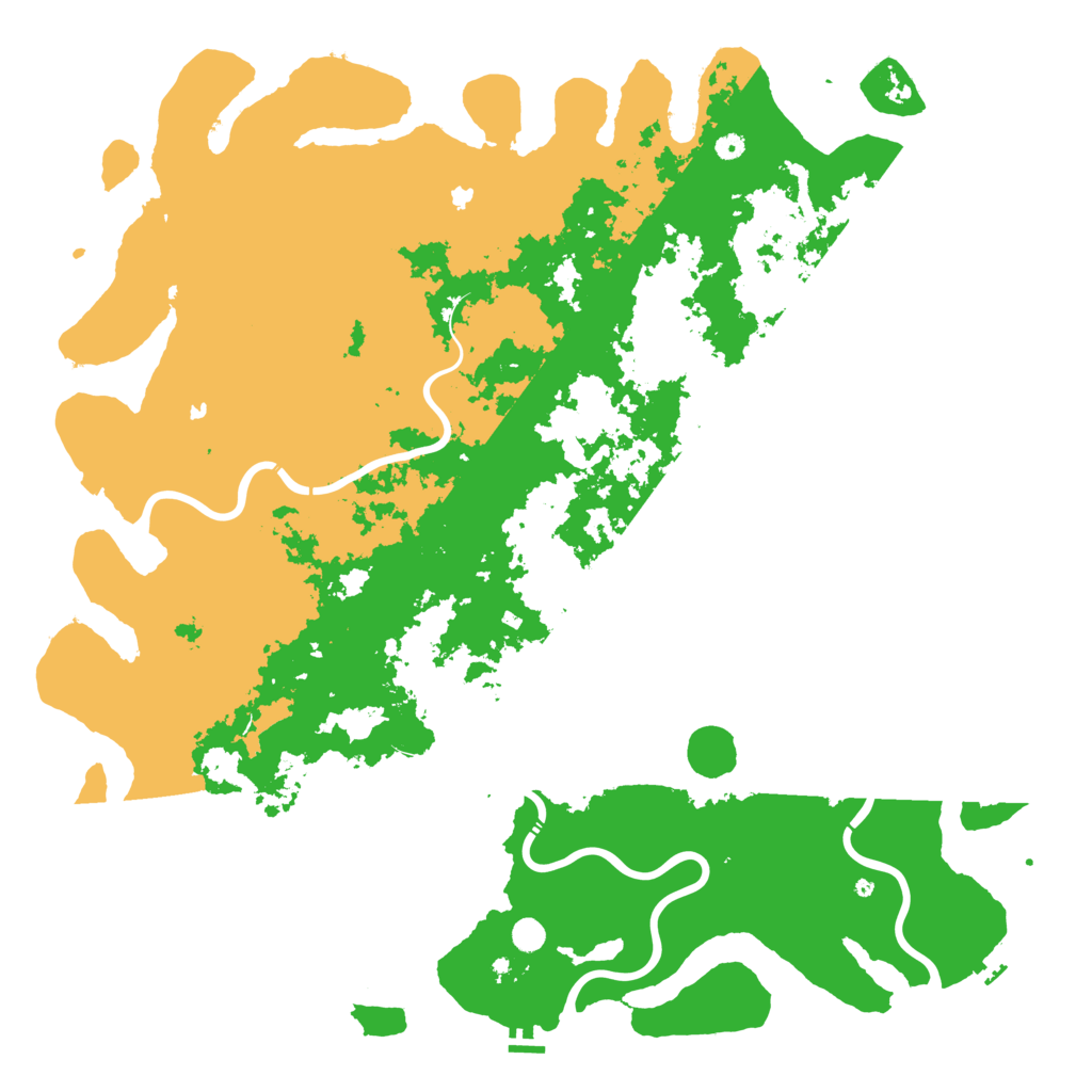 Biome Rust Map: Procedural Map, Size: 6000, Seed: 1101504801