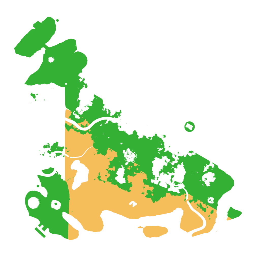 Biome Rust Map: Procedural Map, Size: 4000, Seed: 2018796013