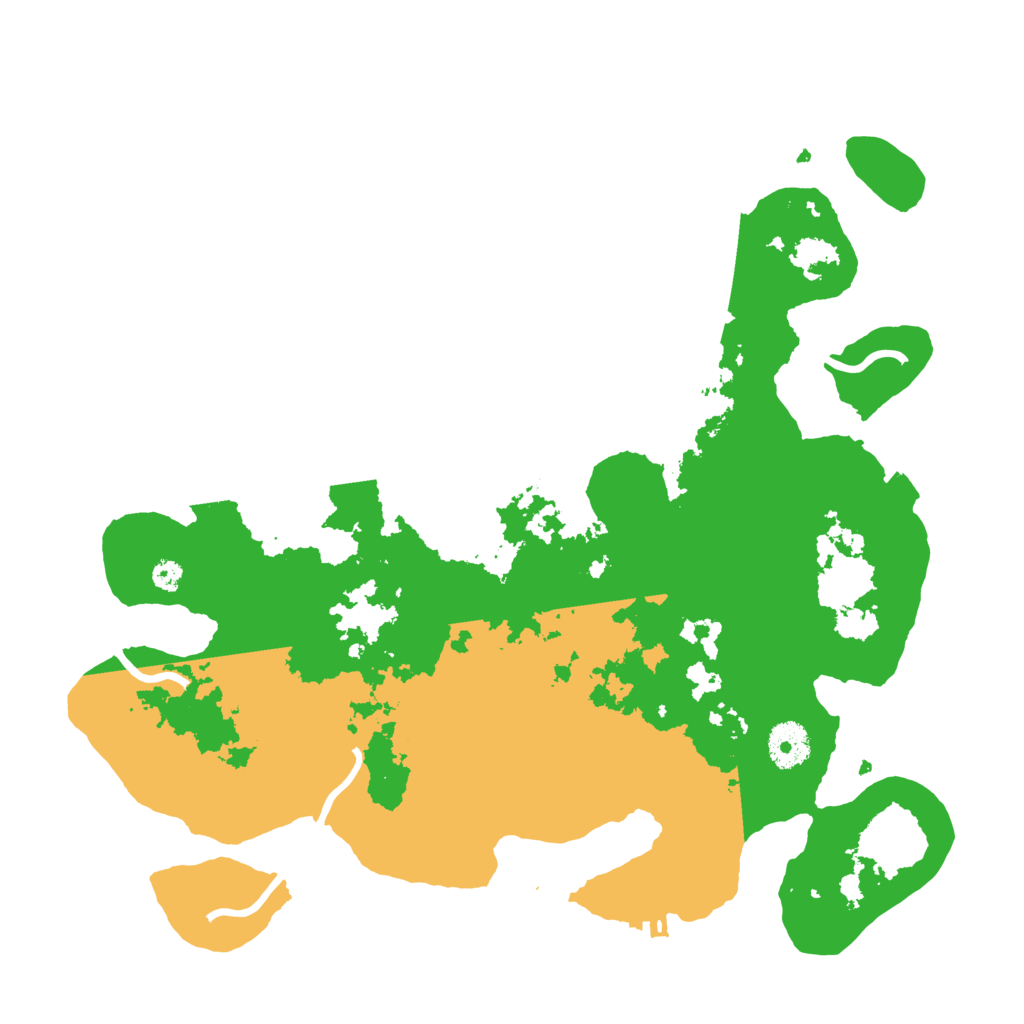 Biome Rust Map: Procedural Map, Size: 3500, Seed: 733196448