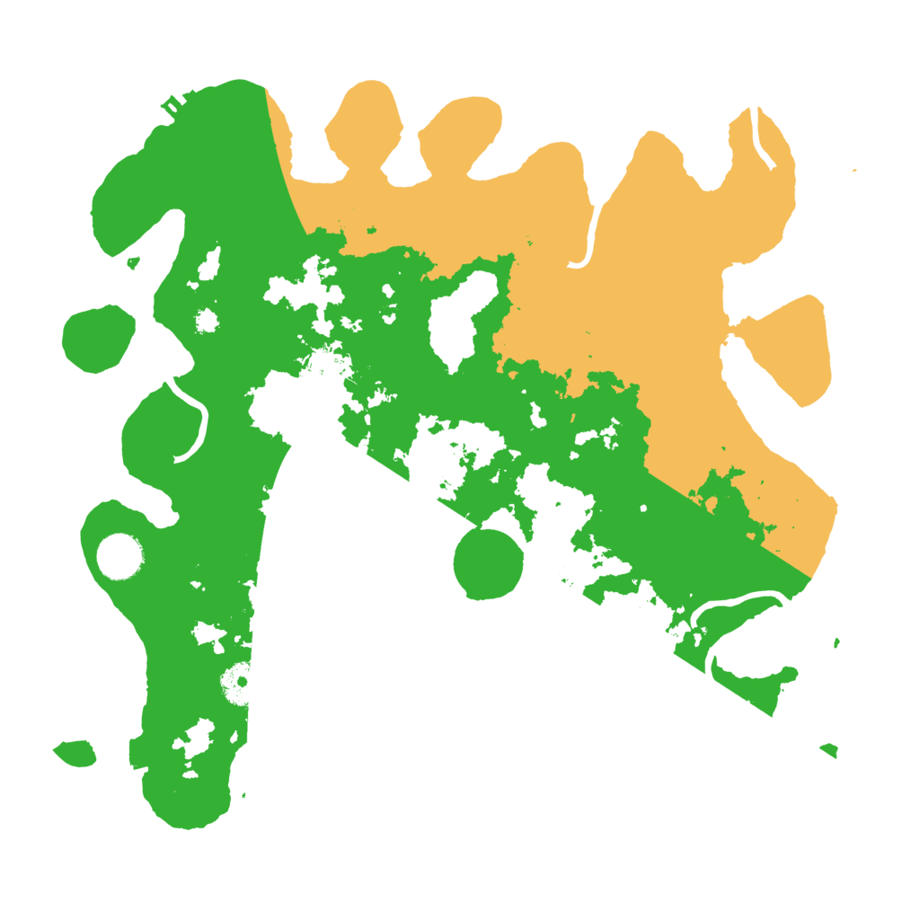 Biome Rust Map: Procedural Map, Size: 3500, Seed: 71977113