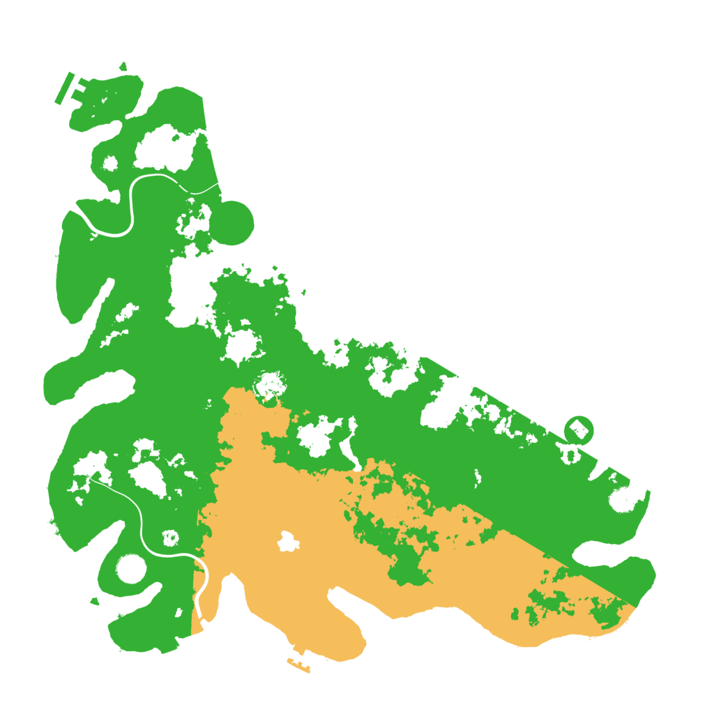 Biome Rust Map: Procedural Map, Size: 4250, Seed: 1537469
