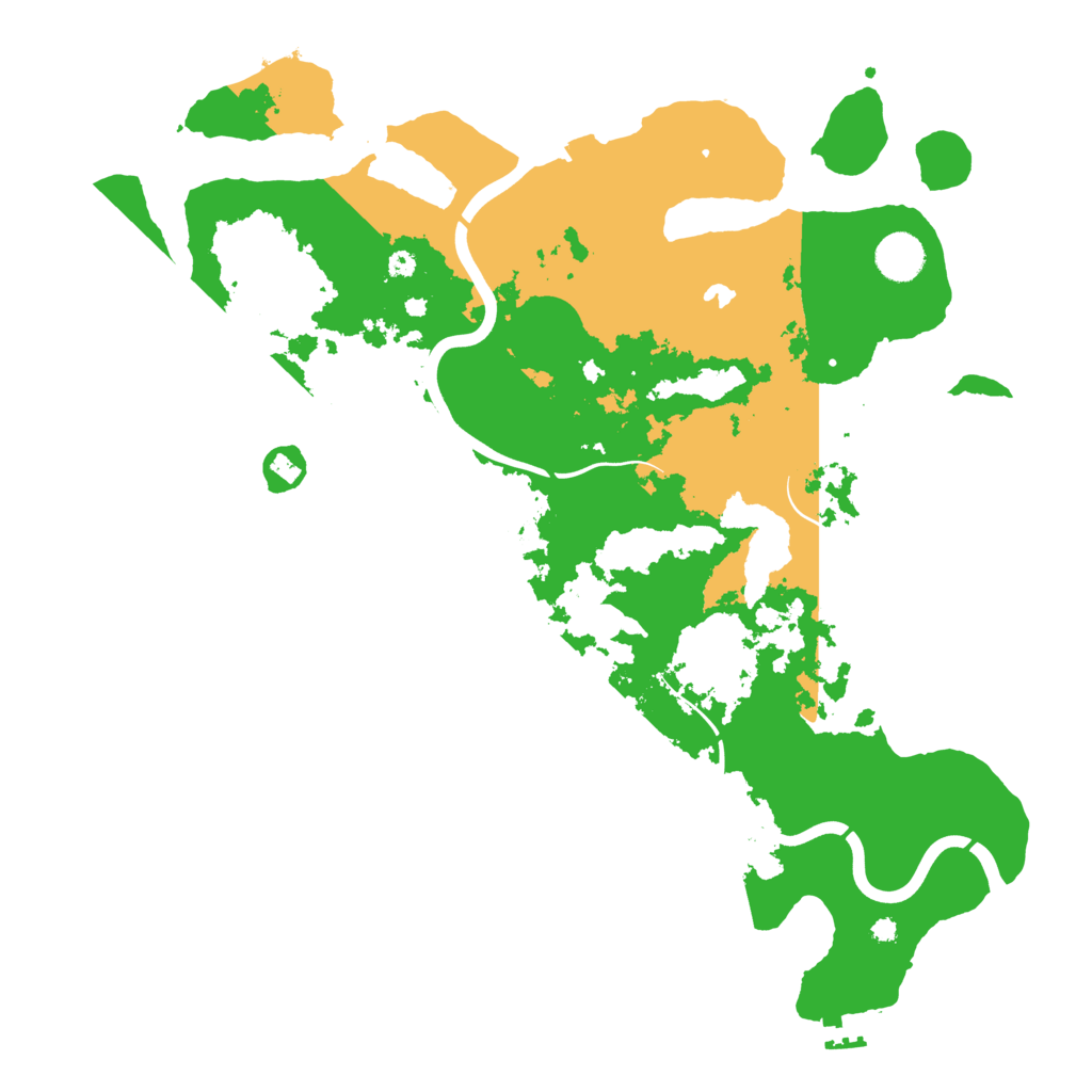 Biome Rust Map: Procedural Map, Size: 4000, Seed: 226760107