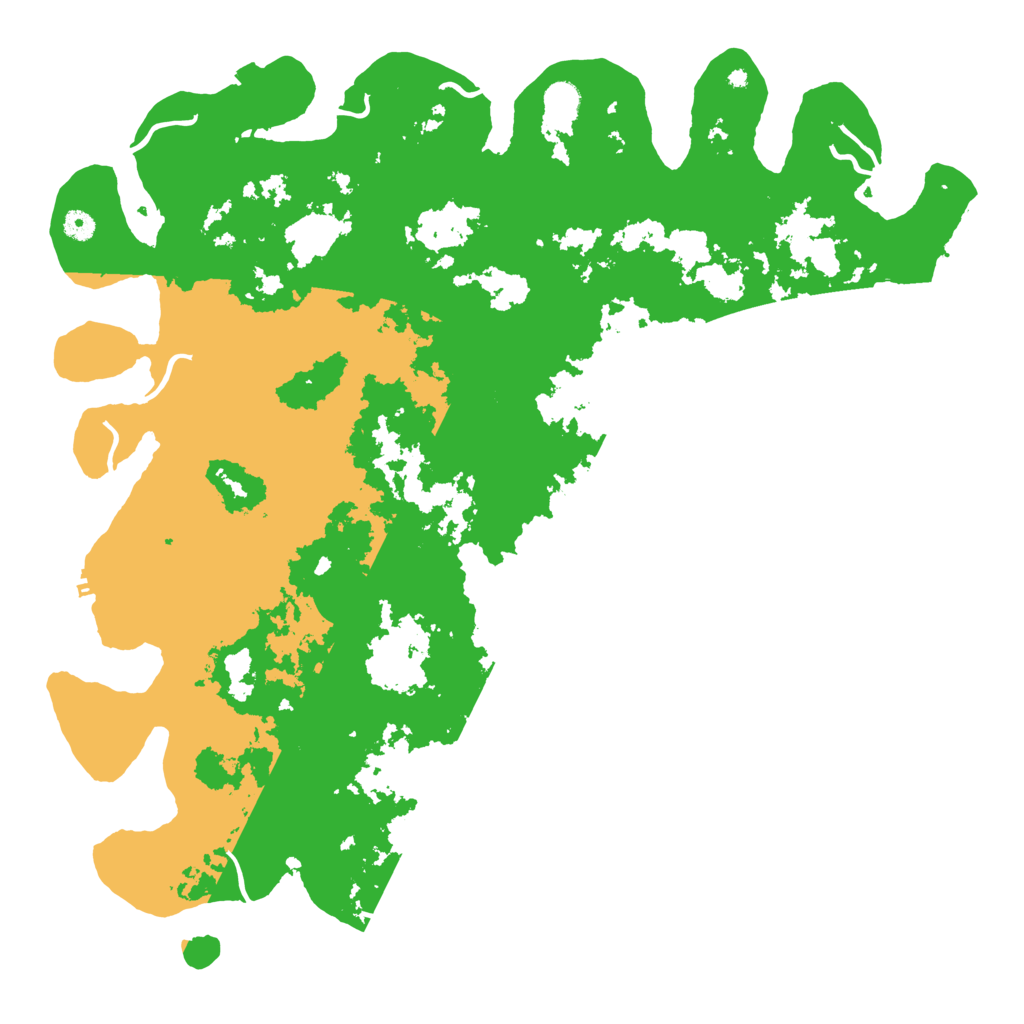 Biome Rust Map: Procedural Map, Size: 5000, Seed: 1656361927