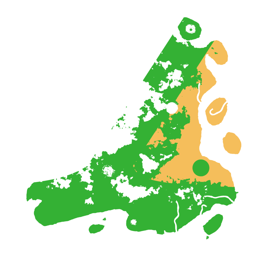 Biome Rust Map: Procedural Map, Size: 4000, Seed: 123987777