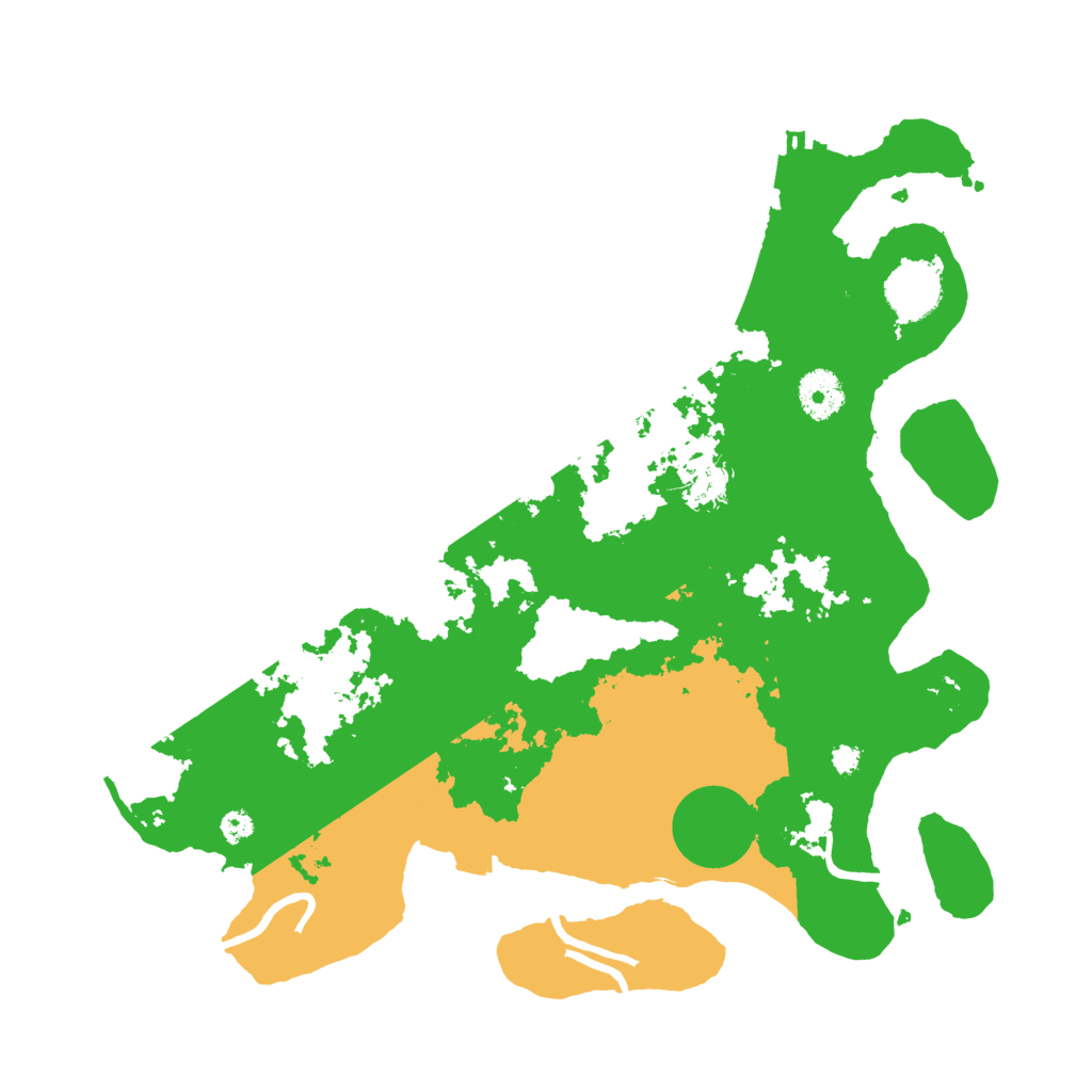 Biome Rust Map: Procedural Map, Size: 3500, Seed: 297711872