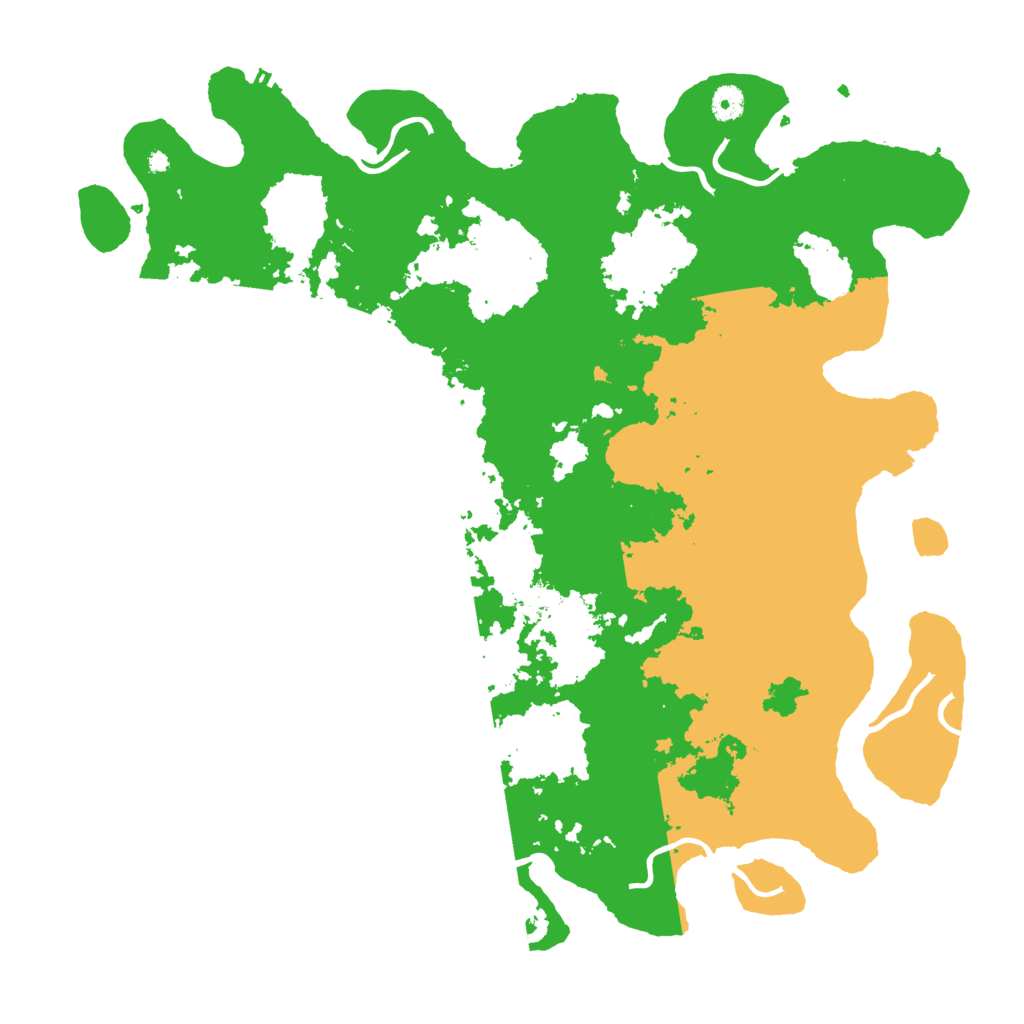 Biome Rust Map: Procedural Map, Size: 4500, Seed: 1732954567