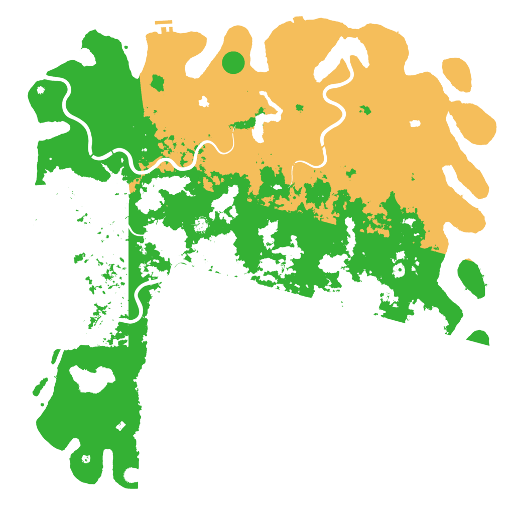 Biome Rust Map: Procedural Map, Size: 6000, Seed: 298745695