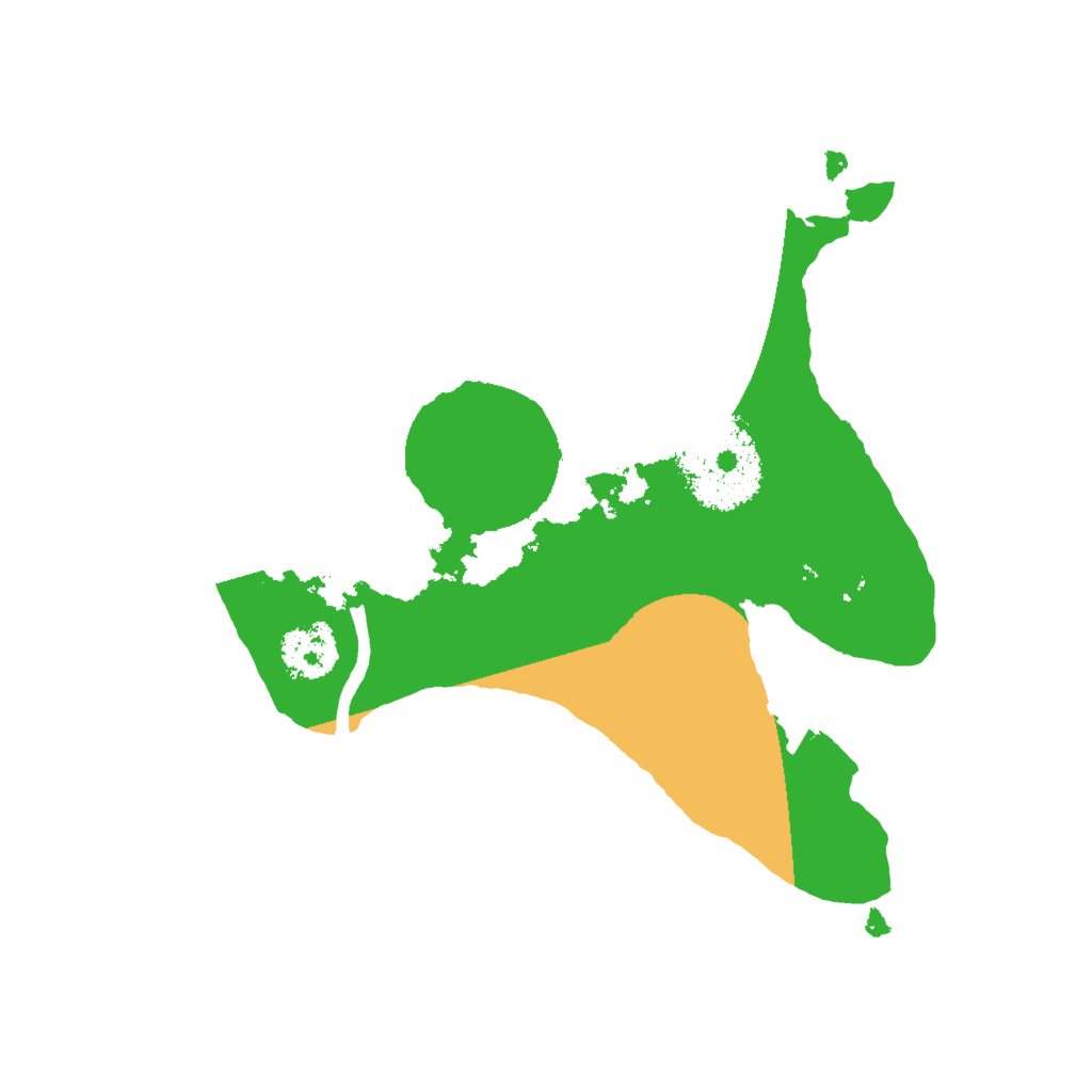 Biome Rust Map: Procedural Map, Size: 2000, Seed: 5921