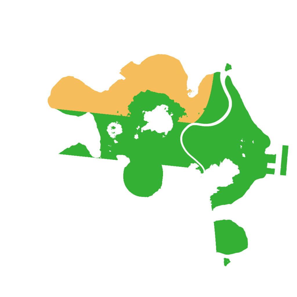 Biome Rust Map: Procedural Map, Size: 2000, Seed: 1090864438