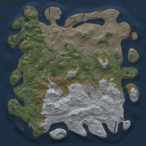 Thumbnail Rust Map: Procedural Map, Size: 4800, Seed: 30293659, 18 Monuments