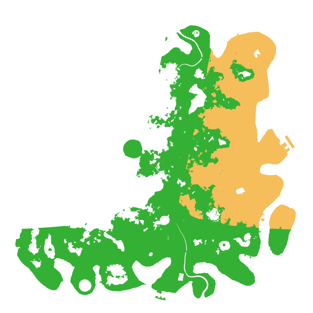 Biome Rust Map: Procedural Map, Size: 4500, Seed: 1979011419