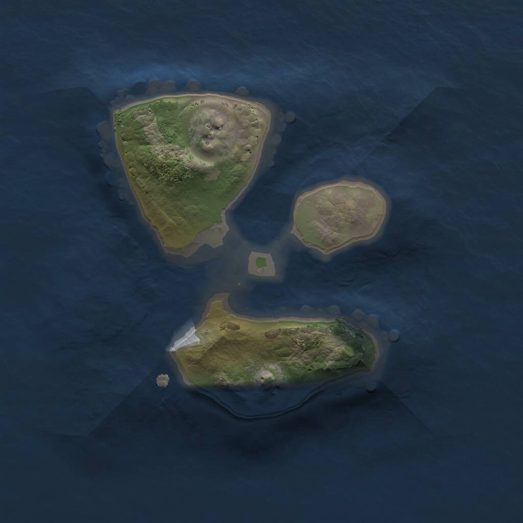 Rust Map: Procedural Map, Size: 1600, Seed: 567, 1 Monuments
