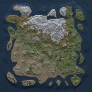 Thumbnail Rust Map: Procedural Map, Size: 4250, Seed: 648207306, 15 Monuments