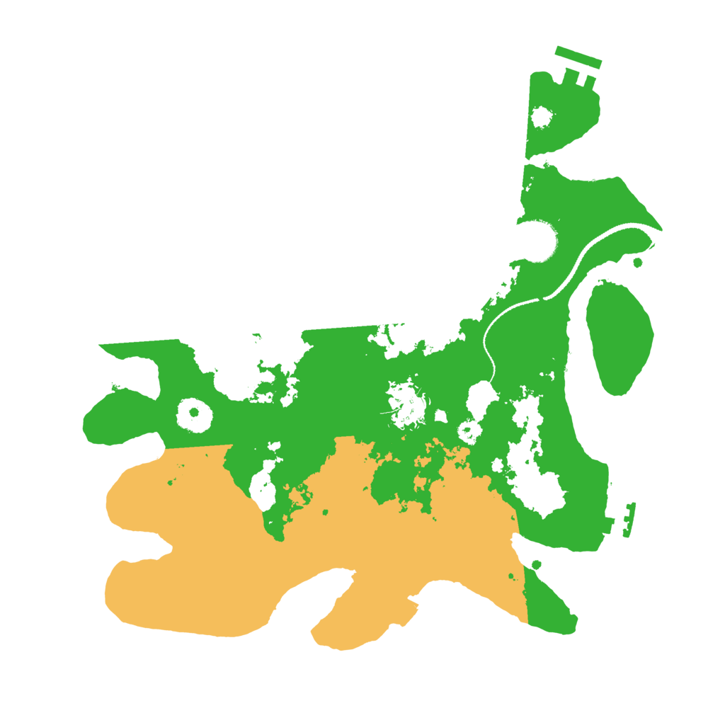 Biome Rust Map: Procedural Map, Size: 3101, Seed: 21212123