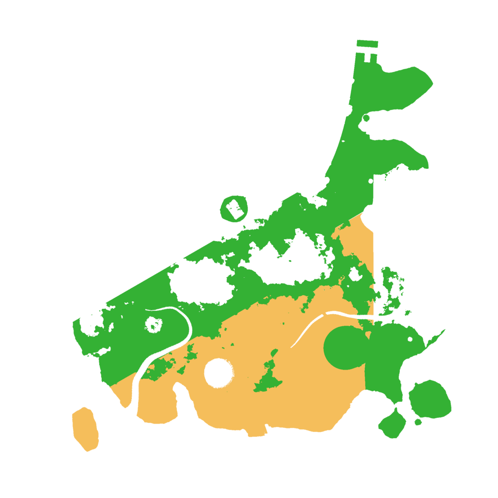 Biome Rust Map: Procedural Map, Size: 3000, Seed: 930678923