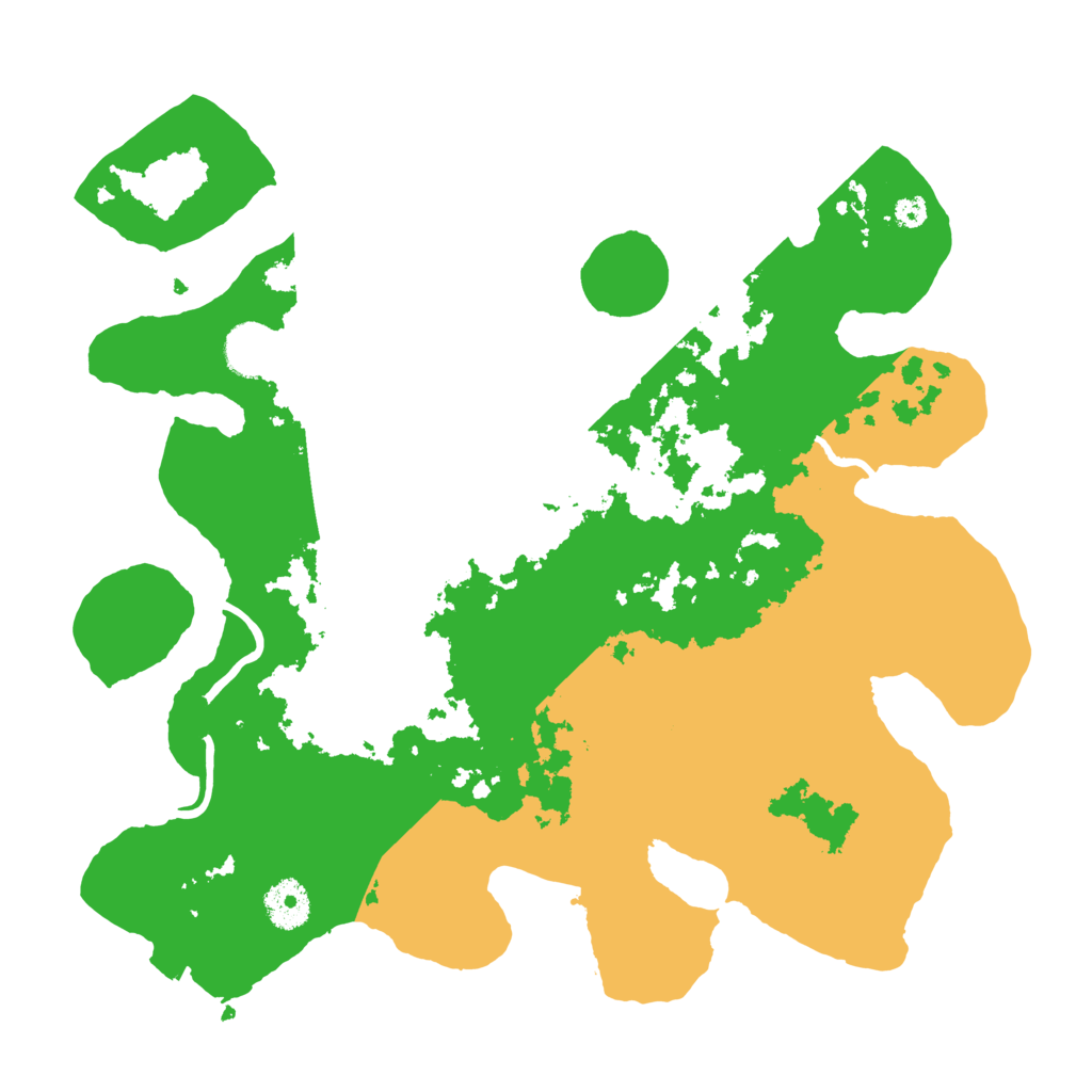 Biome Rust Map: Procedural Map, Size: 3500, Seed: 218571871