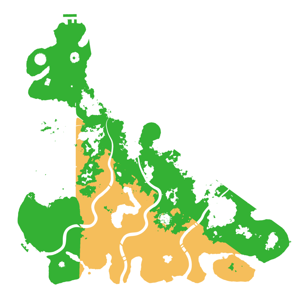 Biome Rust Map: Procedural Map, Size: 4500, Seed: 571548899