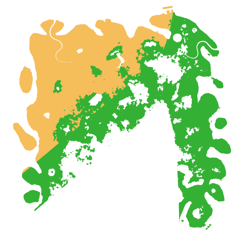 Biome Rust Map: Procedural Map, Size: 5000, Seed: 260694200