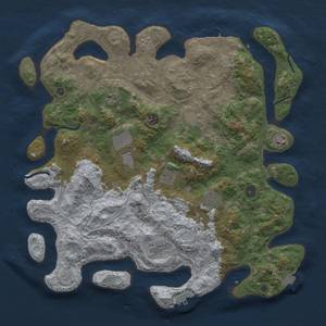 Thumbnail Rust Map: Procedural Map, Size: 4250, Seed: 1073318332, 17 Monuments