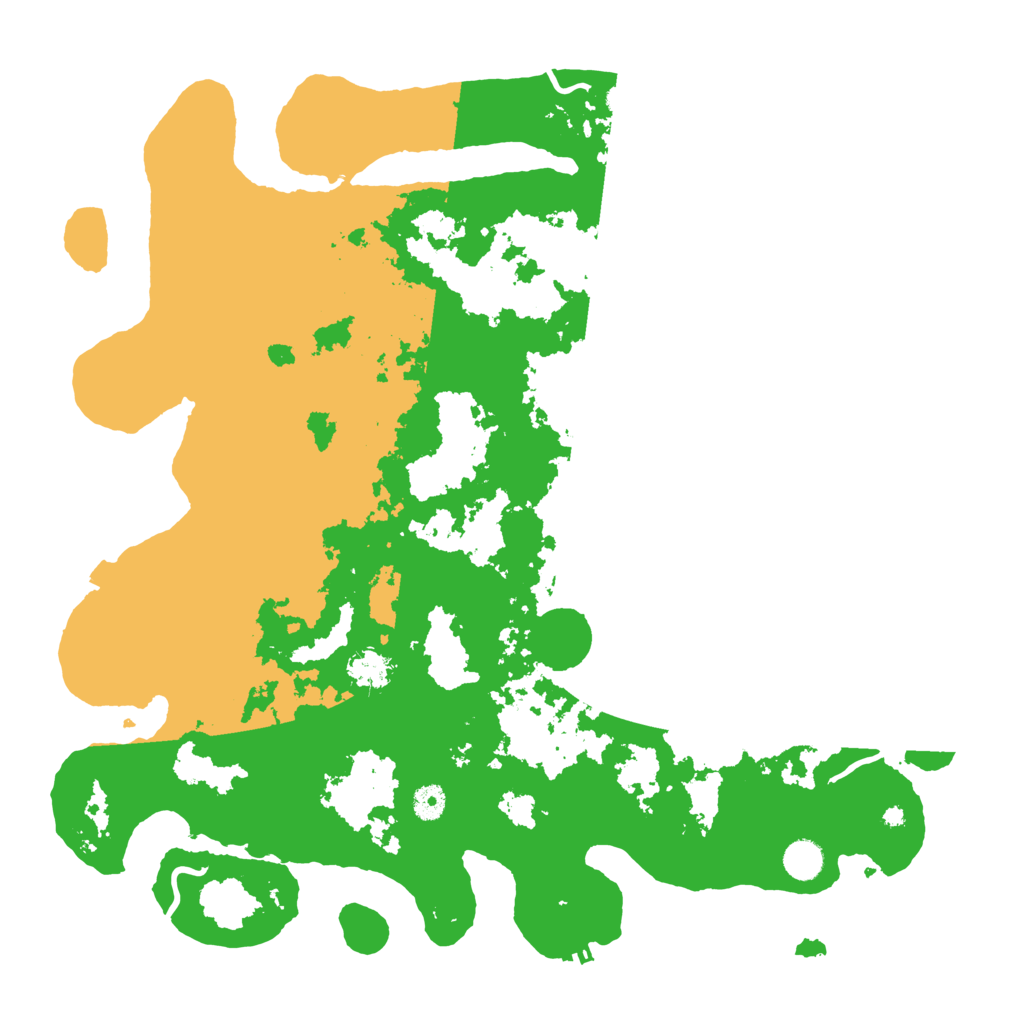 Biome Rust Map: Procedural Map, Size: 4500, Seed: 69745877